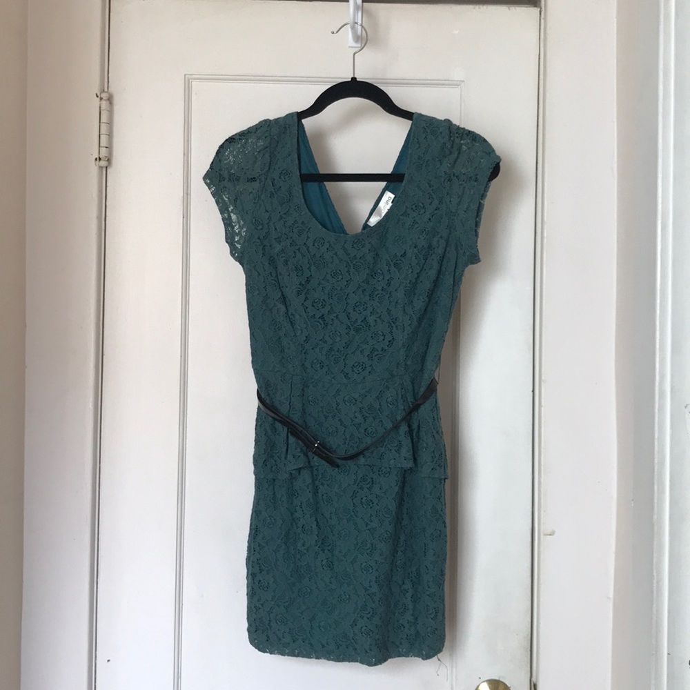 Teal dress